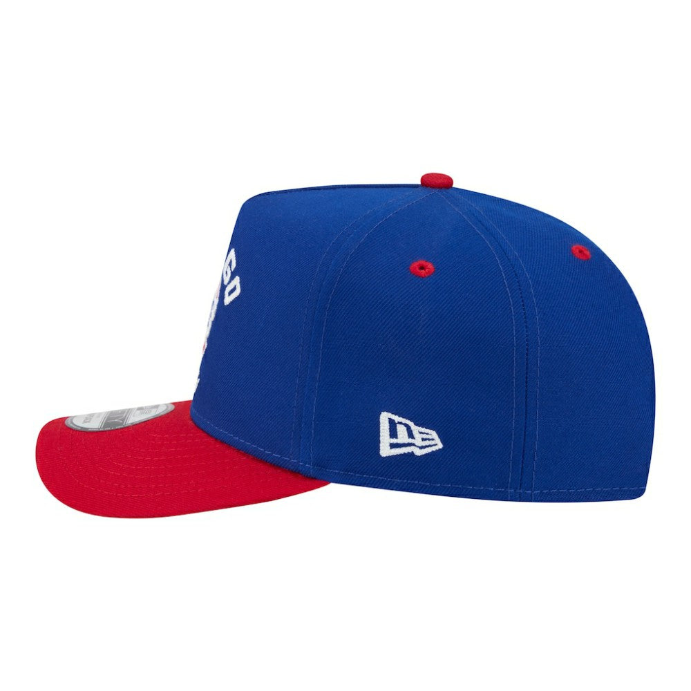 Royal/Red Chicago Cubs New Era Arched A-Frame 9FIFTY Adjustable Hat