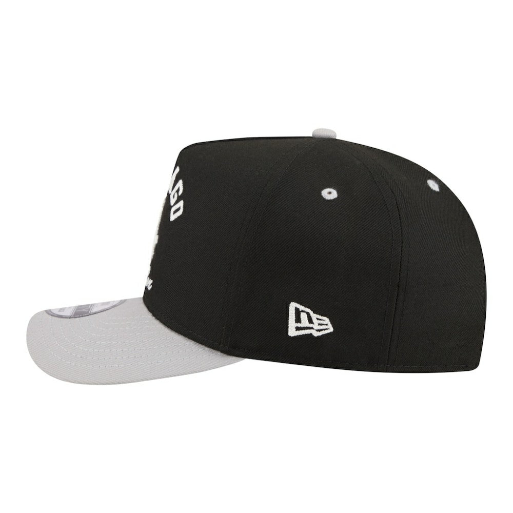 Black Chicago White Sox New Era Arched A-Frame 9FIFTY Adjustable Hat