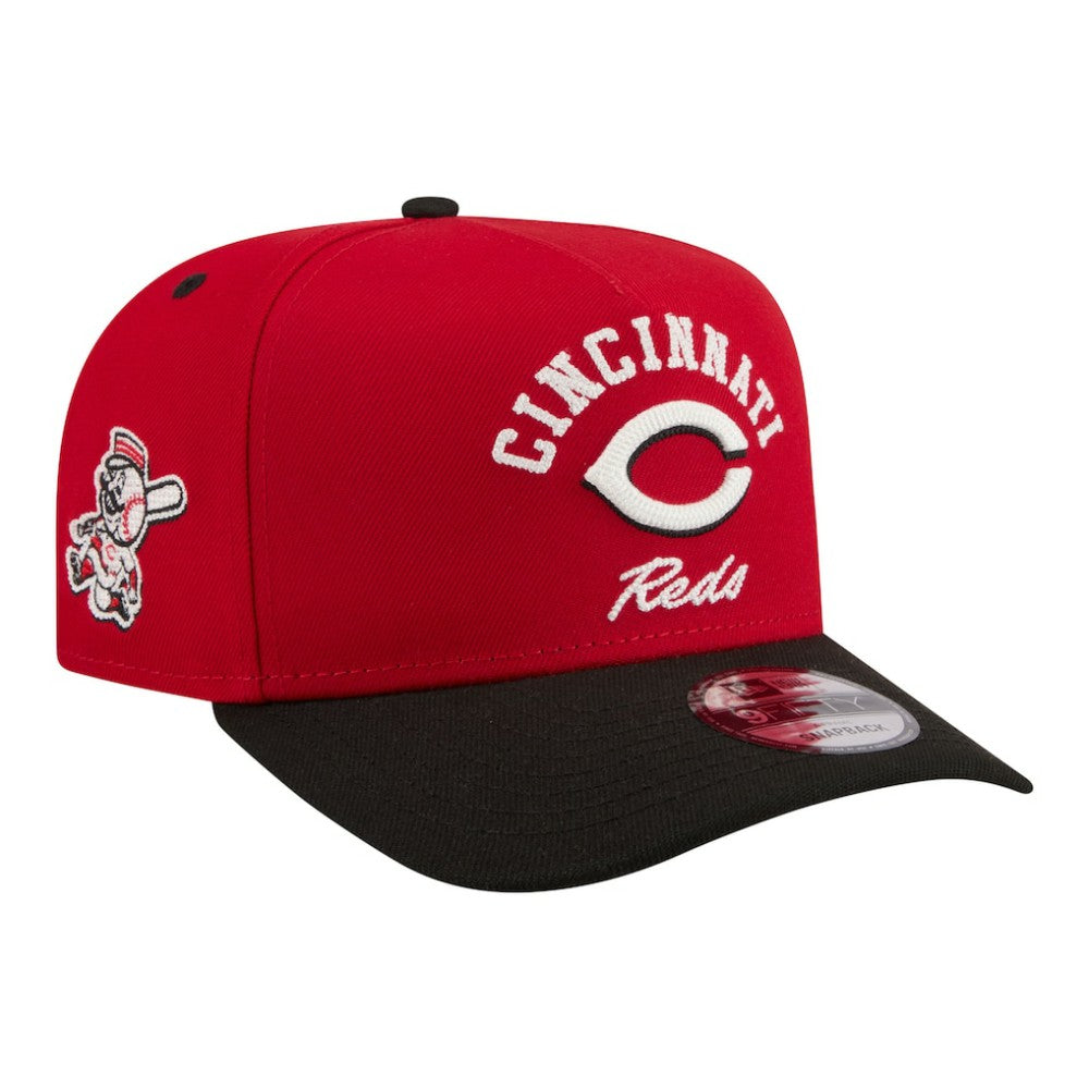 Red Cincinnati Reds New Era Arched A-Frame 9FIFTY Adjustable Hat