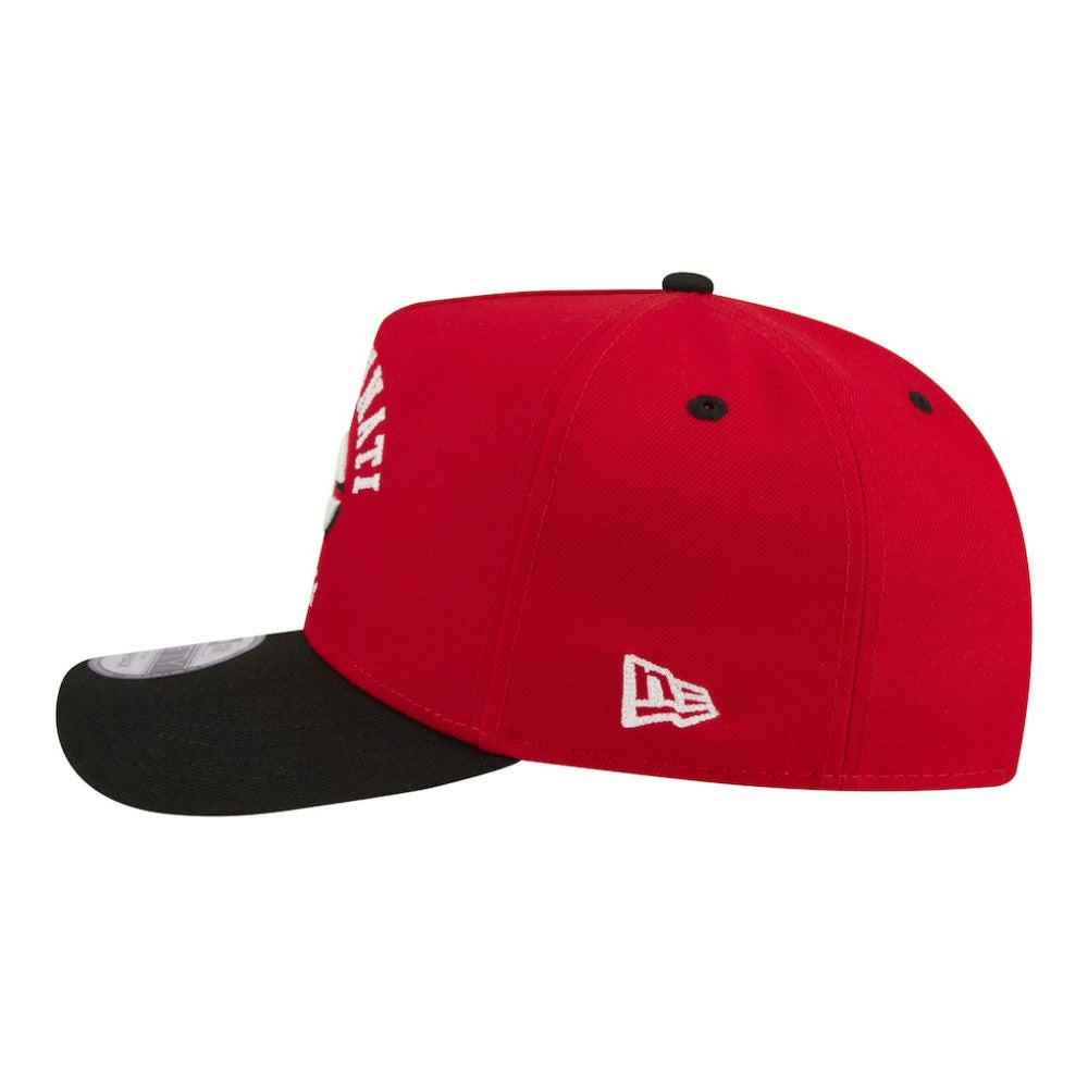 Red Cincinnati Reds New Era Arched A-Frame 9FIFTY Adjustable Hat