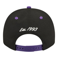 Black/Purple Colorado Rockies New Era Arched A-Frame 9FIFTY Adjustable Hat