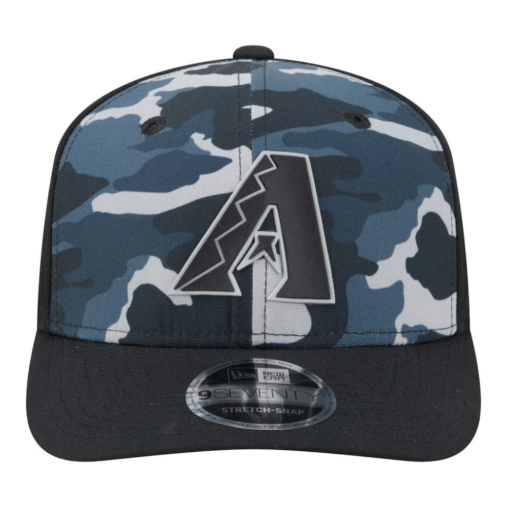 Black Arizona Diamondbacks New Era Tonal Camo 9SEVENTY Stretch-Snap Hat