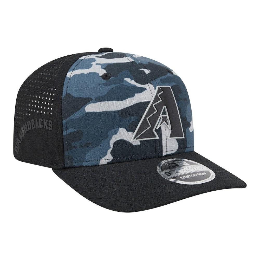 Black Arizona Diamondbacks New Era Tonal Camo 9SEVENTY Stretch-Snap Hat
