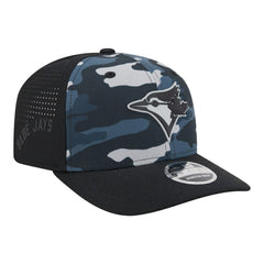 Black Toronto Blue Jays New Era Tonal Camo 9SEVENTY Stretch-Snap Hat