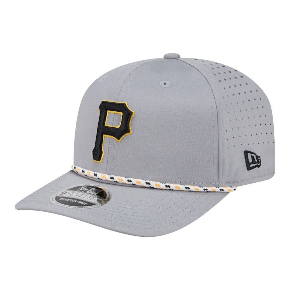 Gray Pittsburgh Pirates New Era Sport Rope 9SEVENTY Adjustable Hat