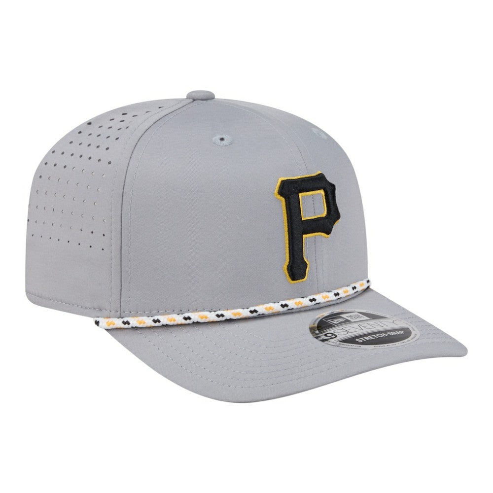 Gray Pittsburgh Pirates New Era Sport Rope 9SEVENTY Adjustable Hat