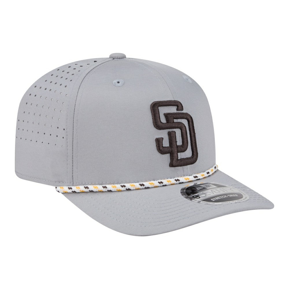 Gray San Diego Padres New Era Sport Rope 9SEVENTY Adjustable Hat