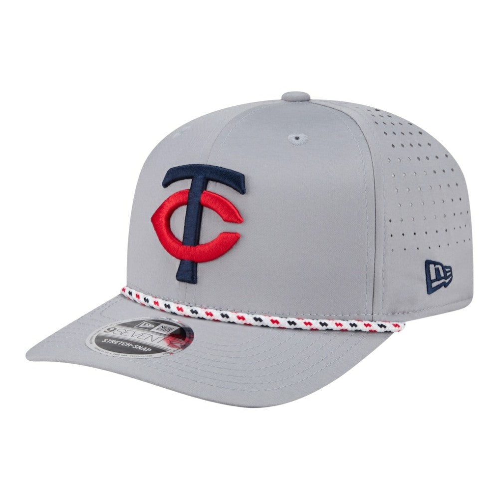 Gray Minnesota Twins New Era Sport Rope 9SEVENTY Adjustable Hat