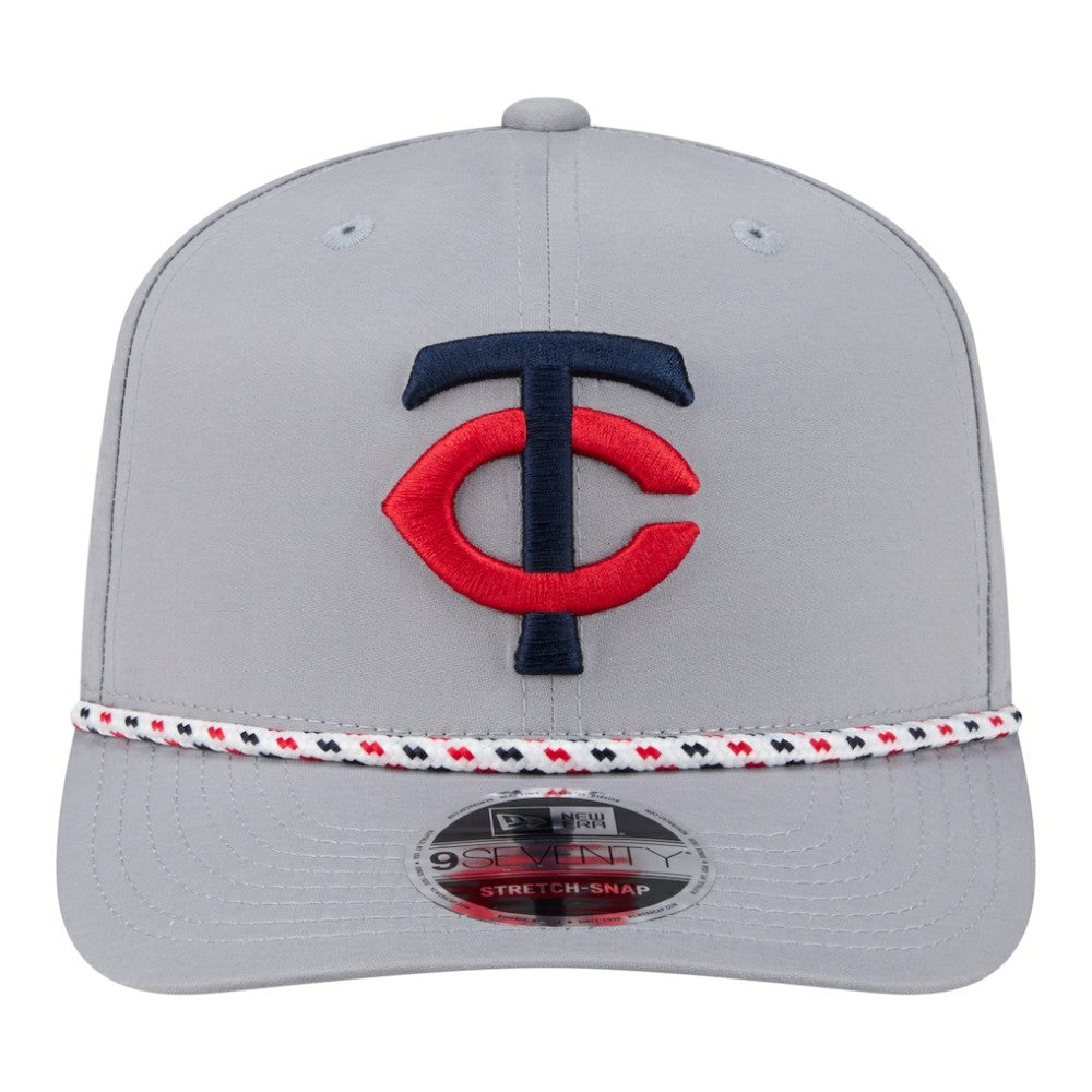 Gray Minnesota Twins New Era Sport Rope 9SEVENTY Adjustable Hat