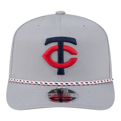 Gray Minnesota Twins New Era Sport Rope 9SEVENTY Adjustable Hat