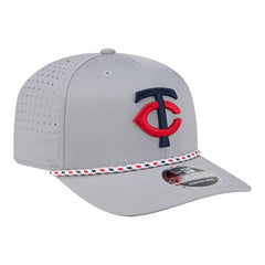 Gray Minnesota Twins New Era Sport Rope 9SEVENTY Adjustable Hat