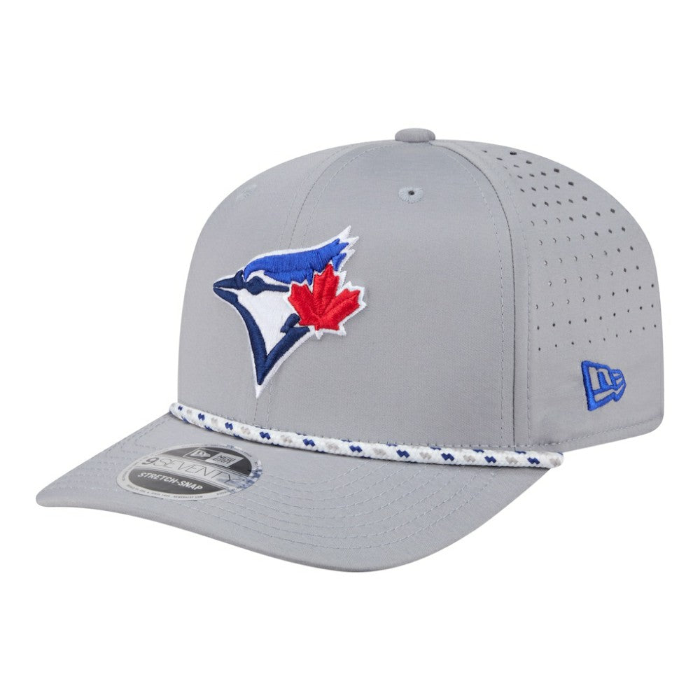 Gray Toronto Blue Jays New Era Sport Rope 9SEVENTY Adjustable Hat