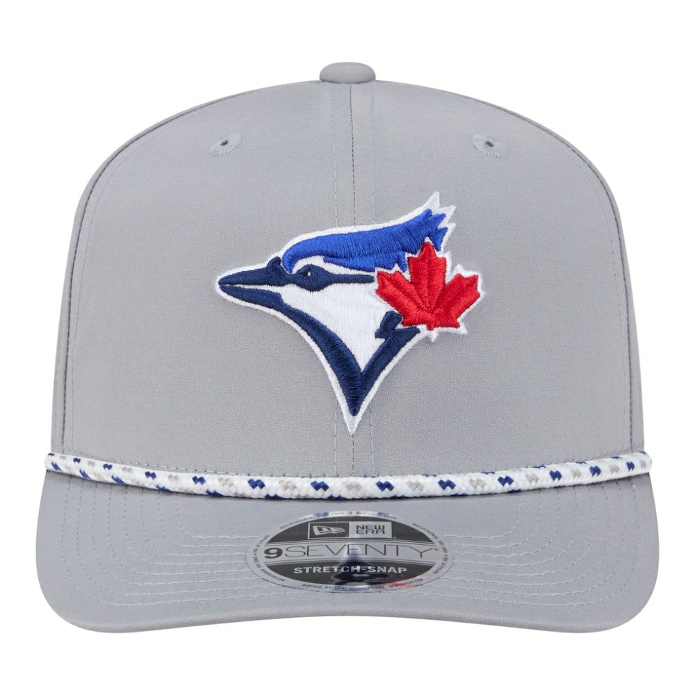 Gray Toronto Blue Jays New Era Sport Rope 9SEVENTY Adjustable Hat