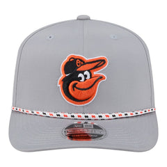 Gray Baltimore Orioles New Era Sport Rope 9SEVENTY Adjustable Hat