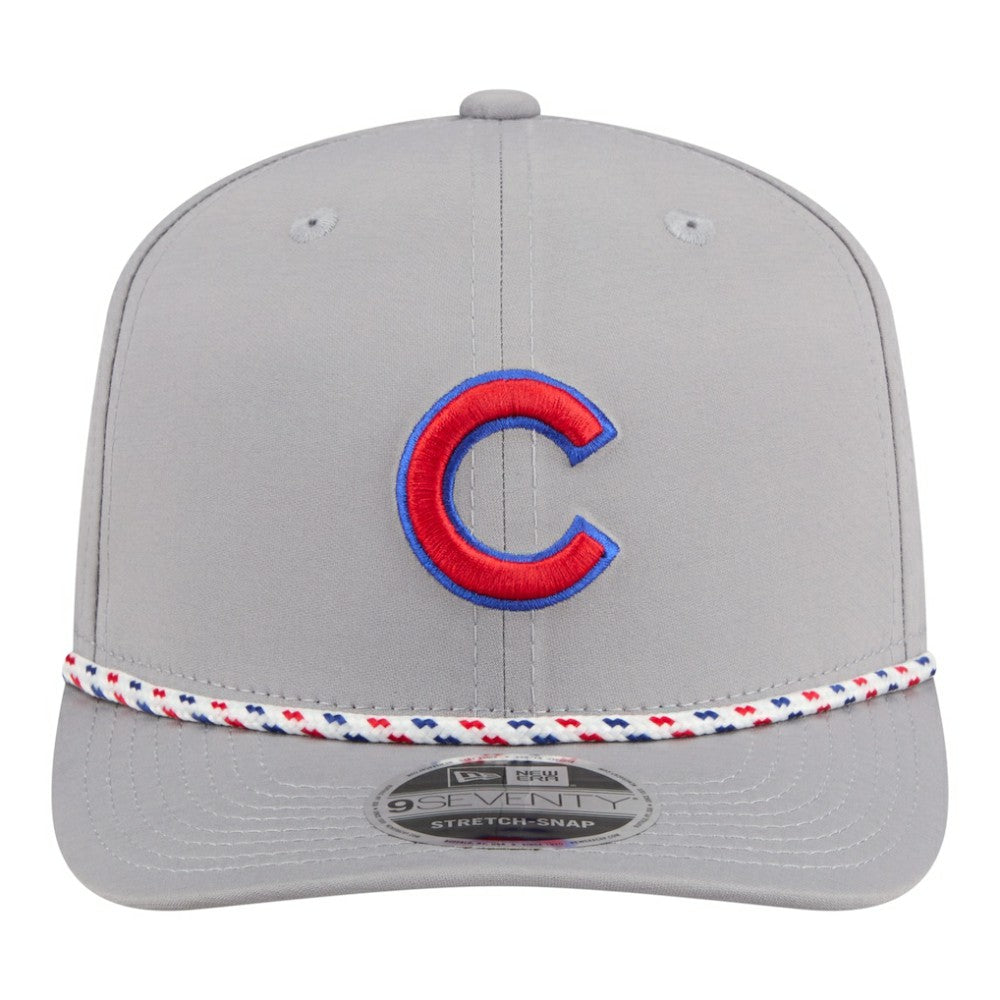 Gray Chicago Cubs New Era Sport Rope 9SEVENTY Adjustable Hat
