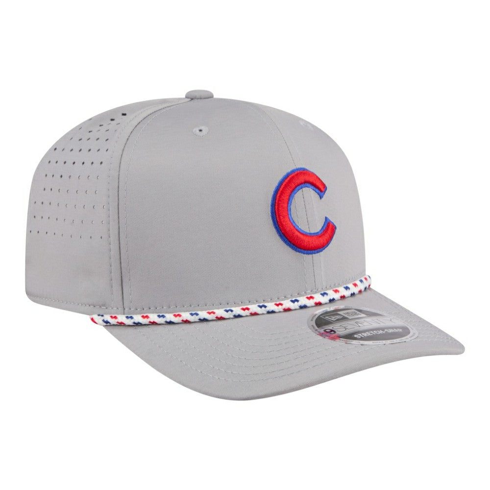 Gray Chicago Cubs New Era Sport Rope 9SEVENTY Adjustable Hat