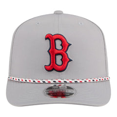 Gray Boston Red Sox New Era Sport Rope 9SEVENTY Adjustable Hat