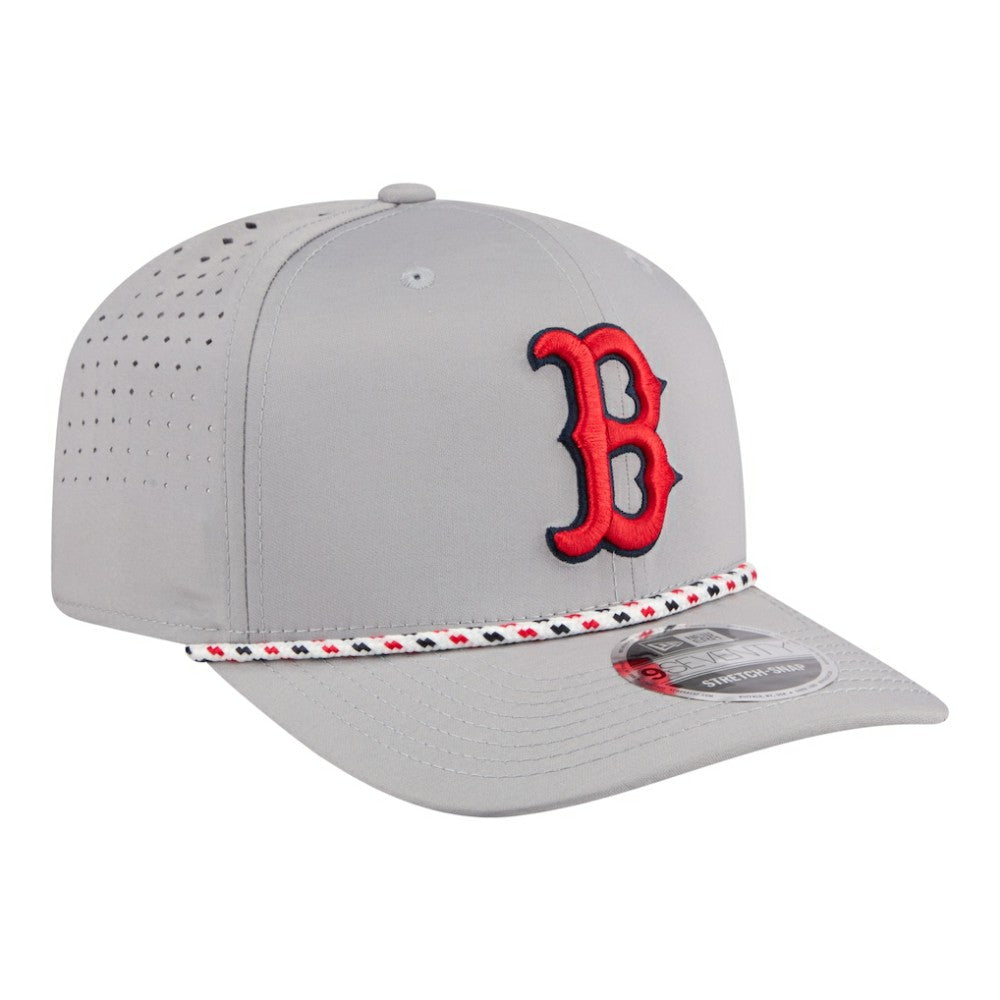 Gray Boston Red Sox New Era Sport Rope 9SEVENTY Adjustable Hat