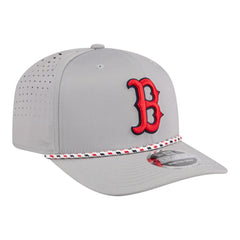Gray Boston Red Sox New Era Sport Rope 9SEVENTY Adjustable Hat