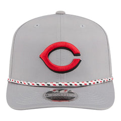 Gray Cincinnati Reds New Era Sport Rope 9SEVENTY Adjustable Hat