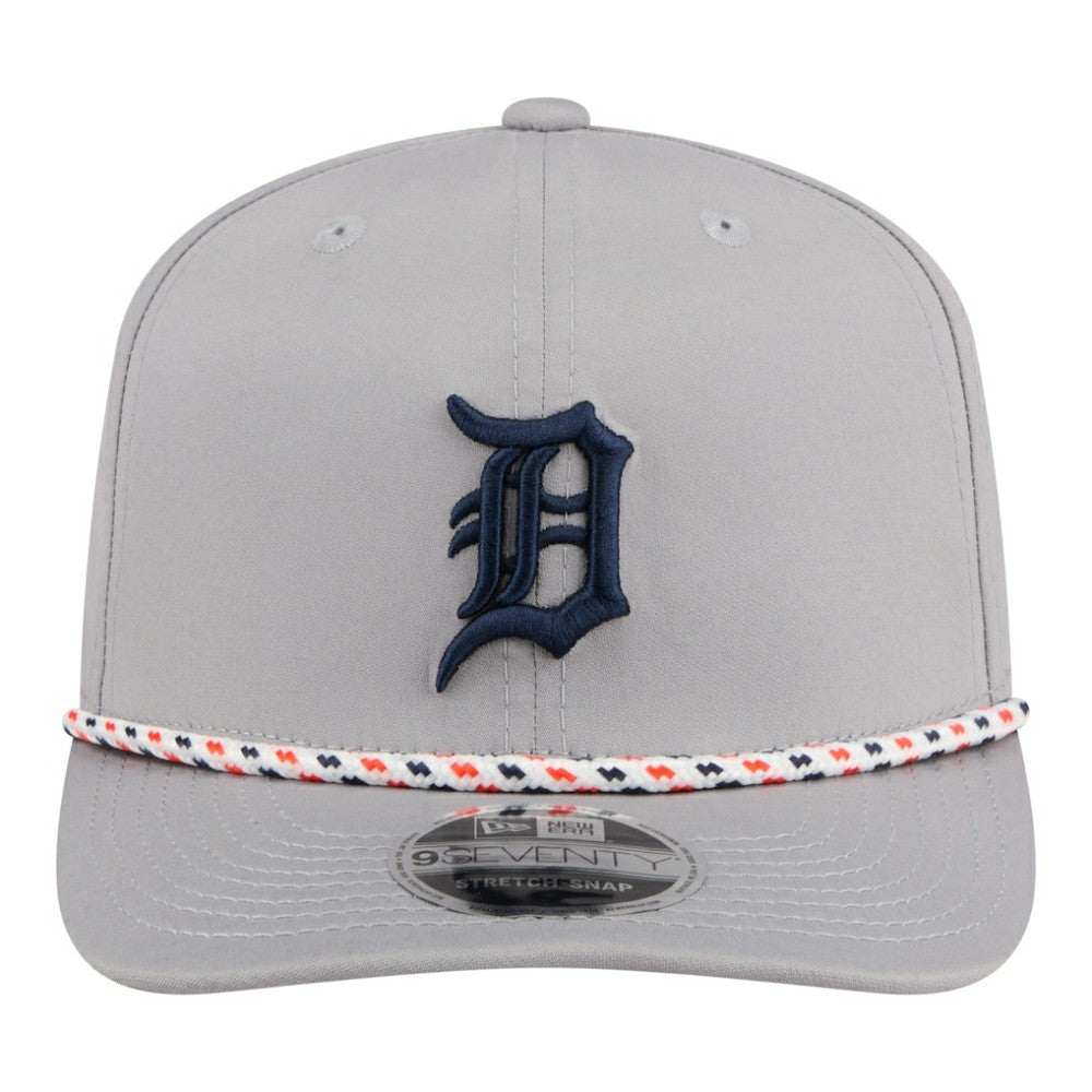 Gray Detroit Tigers New Era Sport Rope 9SEVENTY Adjustable Hat