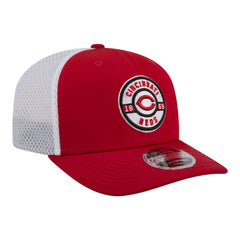 Red Cincinnati Reds New Era Active 9SEVENTY Adjustable Trucker Hat