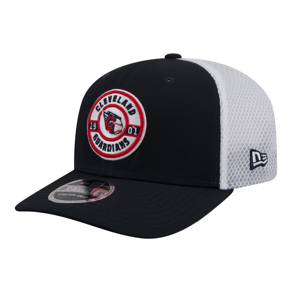 Navy Cleveland Guardians New Era Active 9SEVENTY Adjustable Trucker Hat