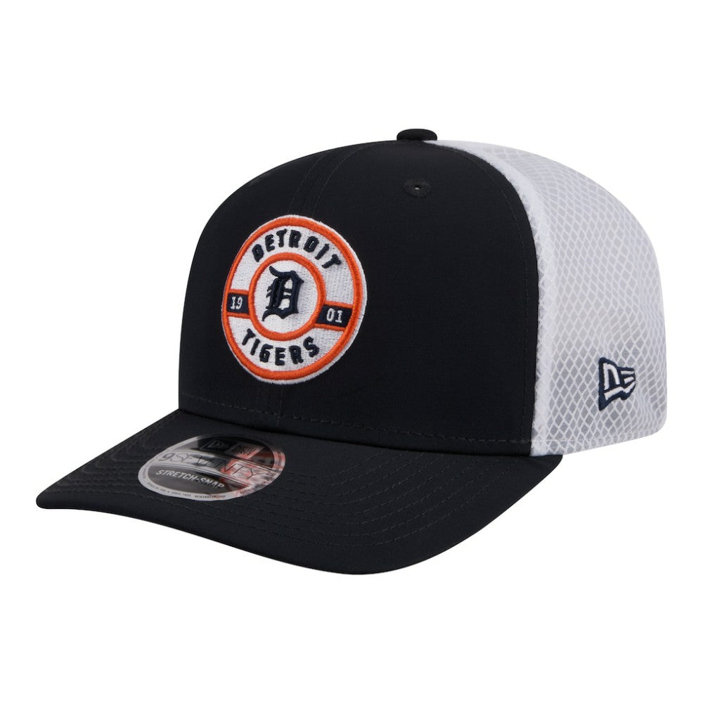 Navy Detroit Tigers New Era Active 9SEVENTY Adjustable Trucker Hat