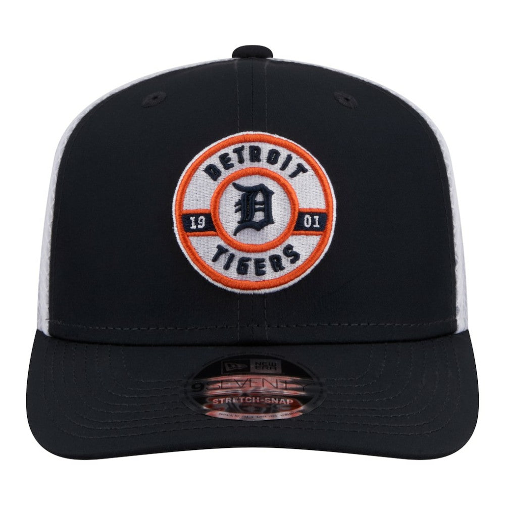 Navy Detroit Tigers New Era Active 9SEVENTY Adjustable Trucker Hat