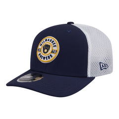 Navy Milwaukee Brewers New Era Active 9SEVENTY Adjustable Trucker Hat