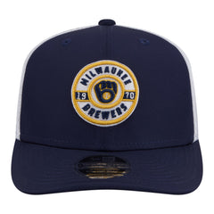 Navy Milwaukee Brewers New Era Active 9SEVENTY Adjustable Trucker Hat