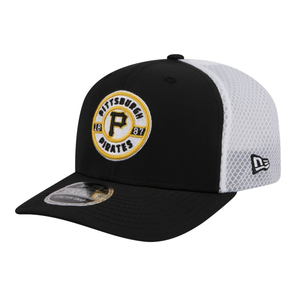 Black Pittsburgh Pirates New Era Active 9SEVENTY Adjustable Trucker Hat
