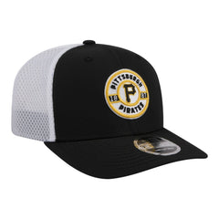 Black Pittsburgh Pirates New Era Active 9SEVENTY Adjustable Trucker Hat