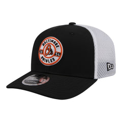 Black Baltimore Orioles New Era Active 9SEVENTY Adjustable Trucker Hat