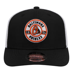 Black Baltimore Orioles New Era Active 9SEVENTY Adjustable Trucker Hat