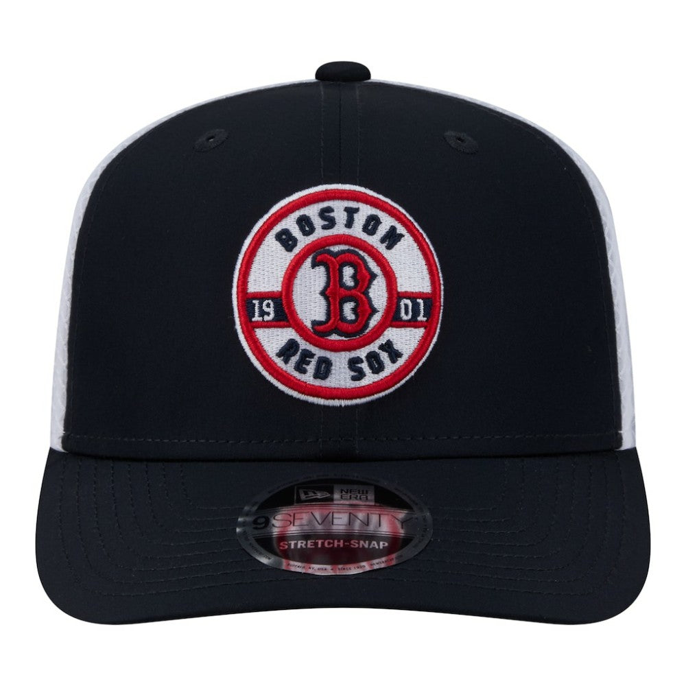 Navy Boston Red Sox New Era Active 9SEVENTY Adjustable Trucker Hat