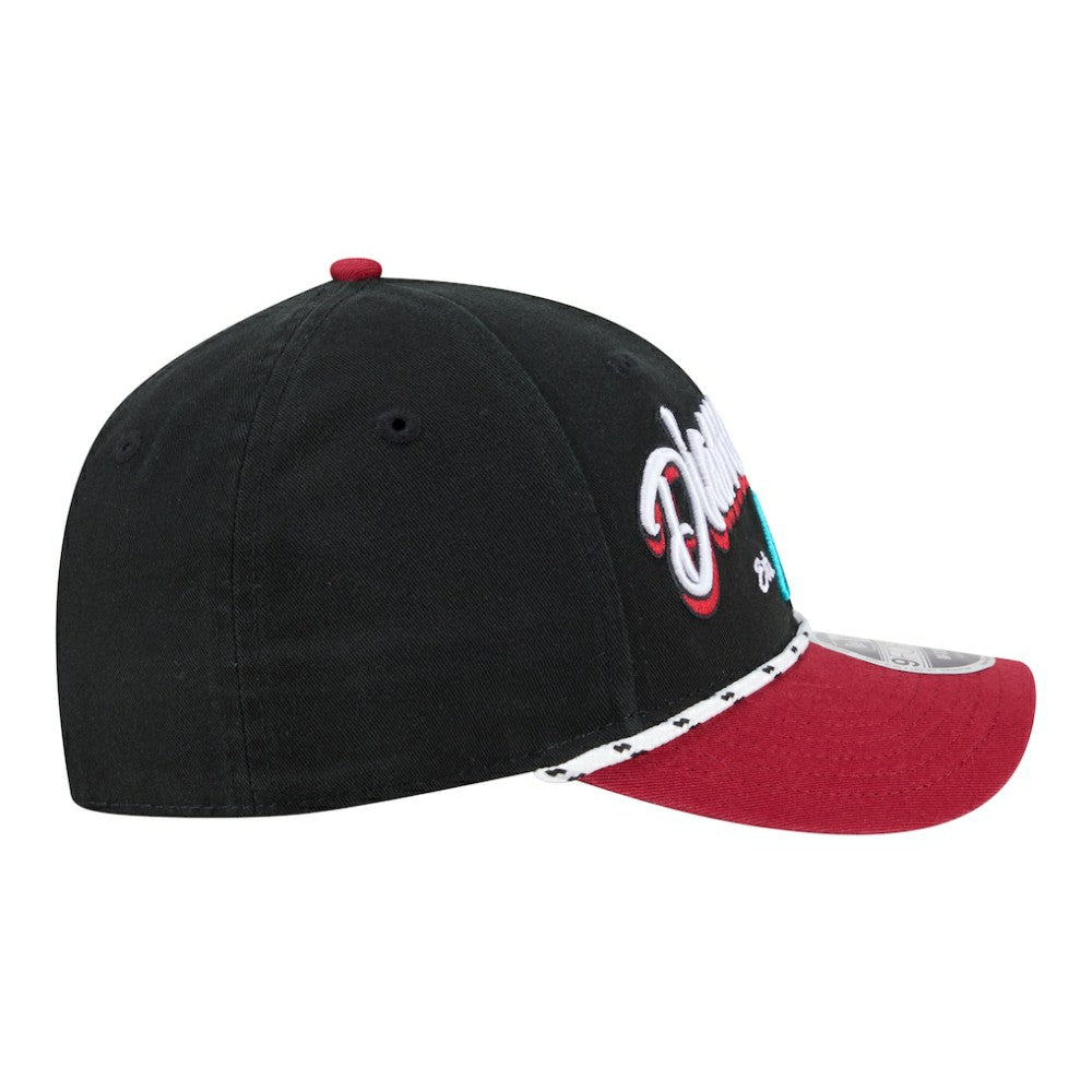 Black/Red Arizona Diamondbacks New Era Team Loyal 9FORTY M-Crown Adjustable Hat