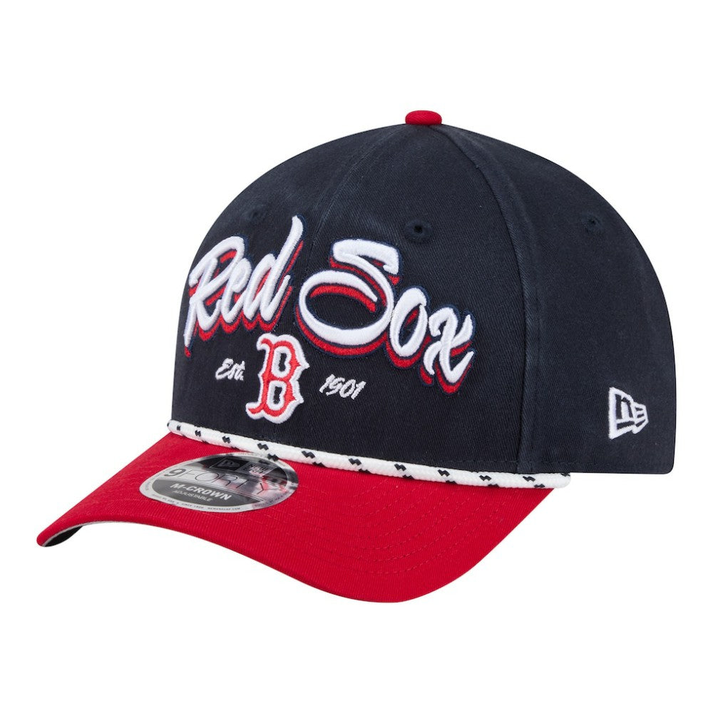 Navy/Red Boston Red Sox New Era Team Loyal 9FORTY M-Crown Adjustable Hat