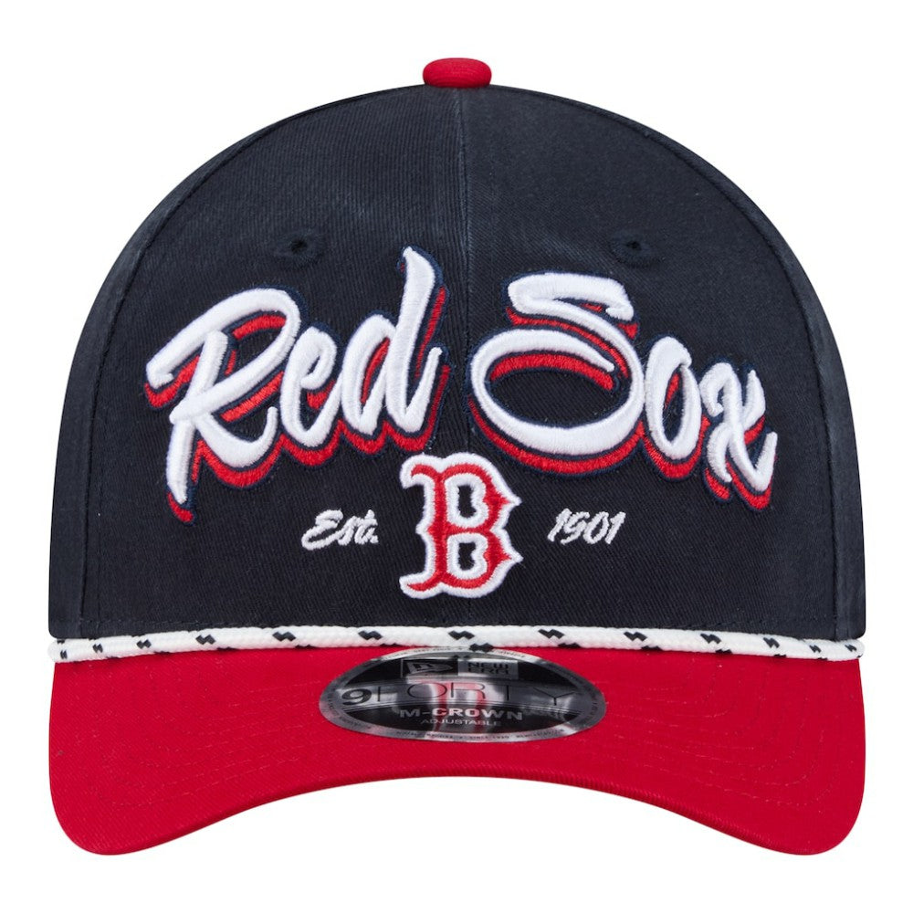 Navy/Red Boston Red Sox New Era Team Loyal 9FORTY M-Crown Adjustable Hat