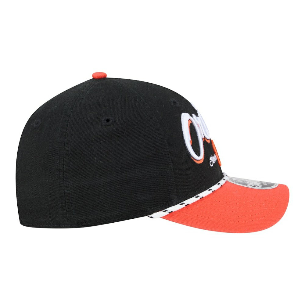 Black/Orange Baltimore Orioles New Era Team Loyal 9FORTY M-Crown Adjustable Hat