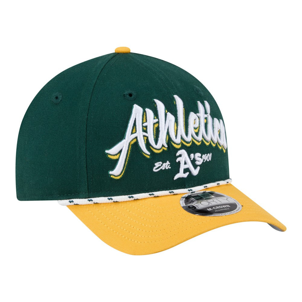 Green/Gold Athletics New Era Team Loyal 9FORTY M-Crown Adjustable Hat