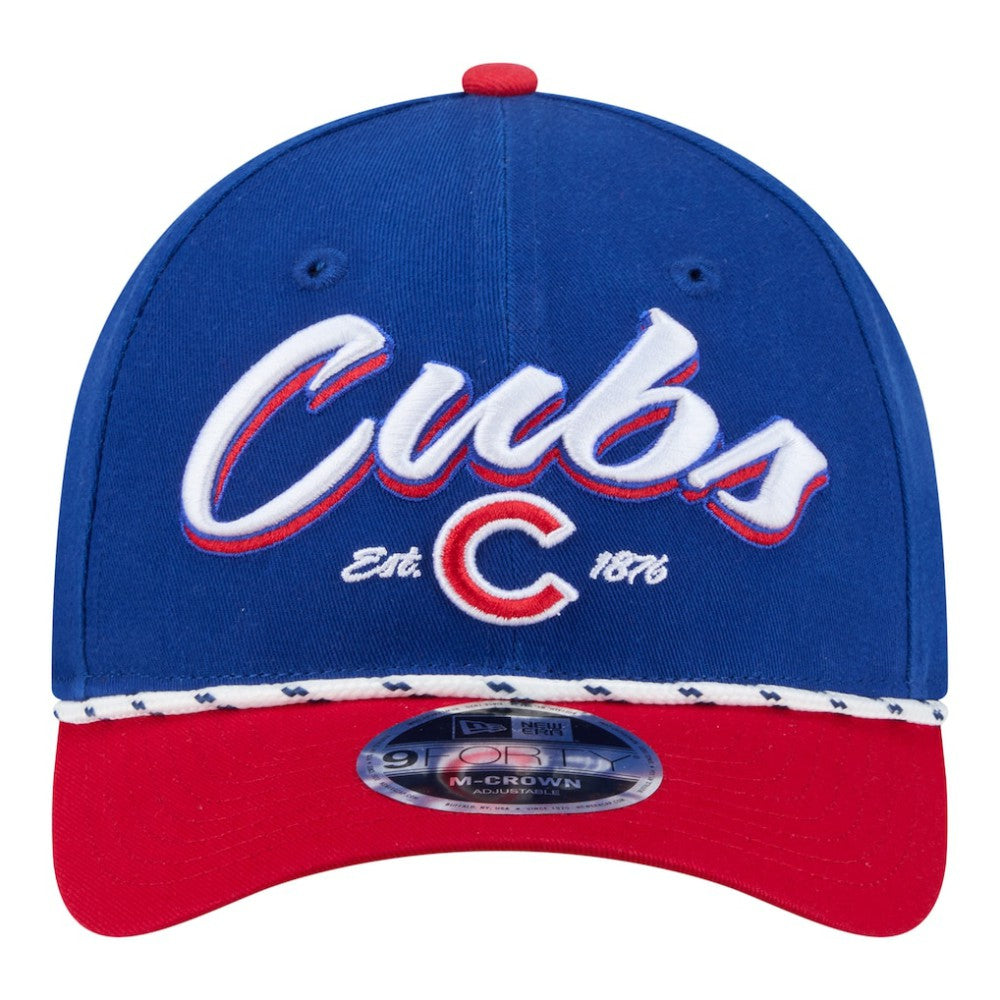 Royal/Red Chicago Cubs New Era Team Loyal 9FORTY M-Crown Adjustable Hat