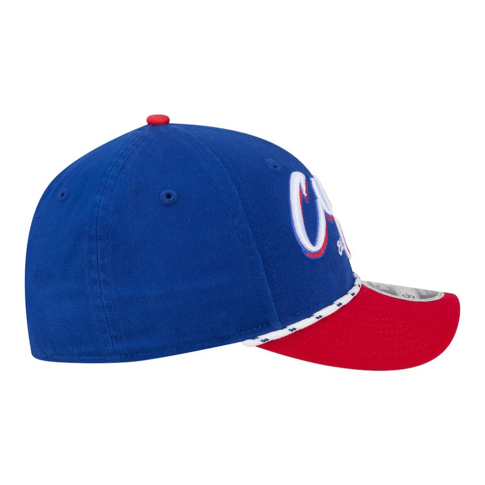 Royal/Red Chicago Cubs New Era Team Loyal 9FORTY M-Crown Adjustable Hat
