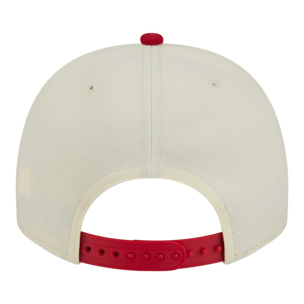 Cream Washington Nationals New Era Throwback Tri-Hit A-Frame 9FIFTY Adjustable Hat