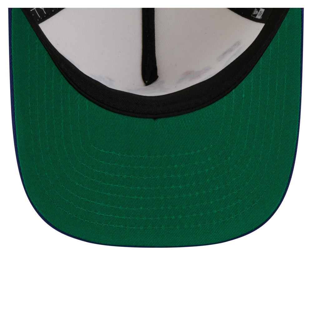 Cream Los Angeles Dodgers New Era Throwback Tri-Hit A-Frame 9FIFTY Adjustable Hat