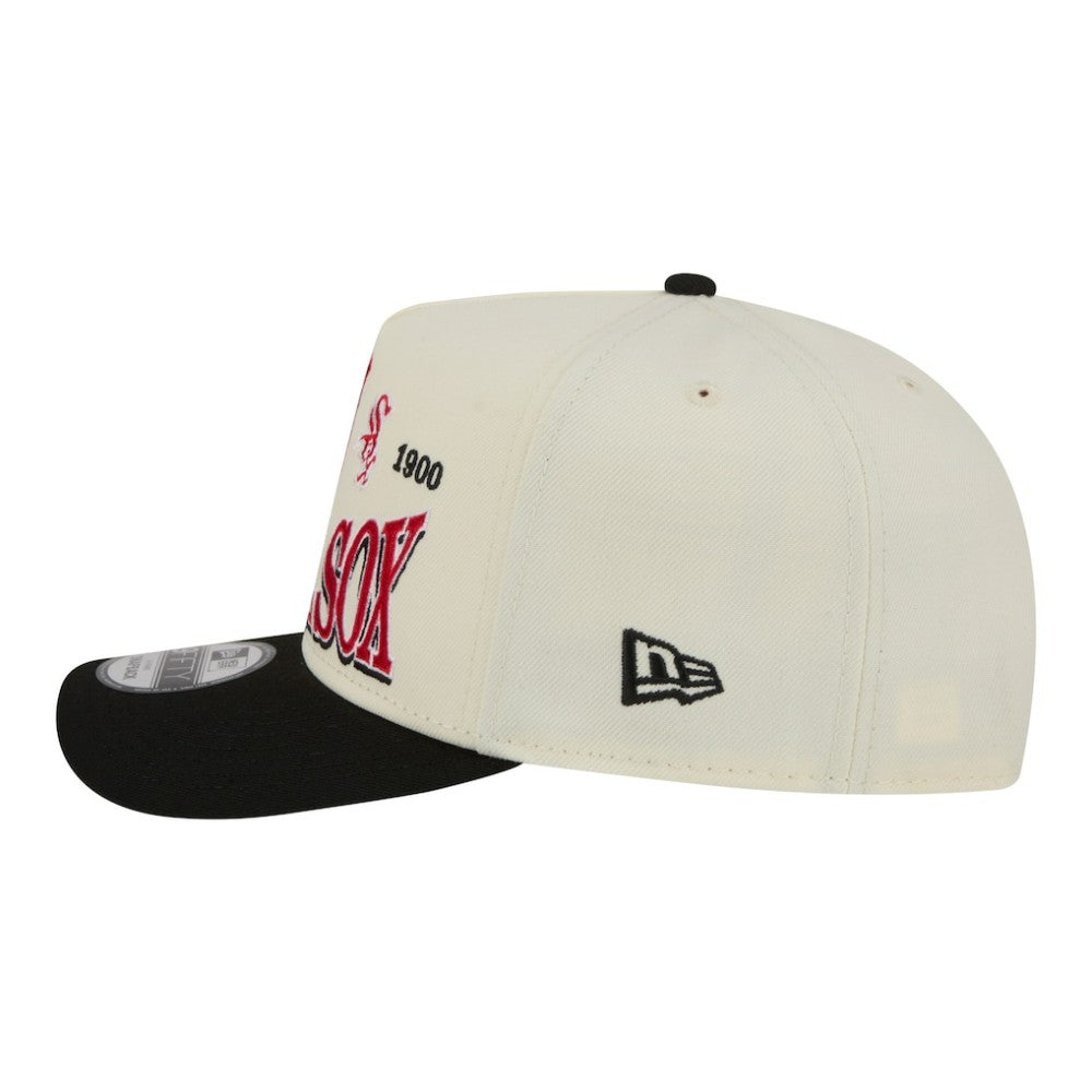 Cream Chicago White Sox New Era Throwback Tri-Hit A-Frame 9FIFTY Adjustable Hat