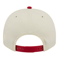 Cream Cincinnati Reds New Era Throwback Tri-Hit A-Frame 9FIFTY Adjustable Hat