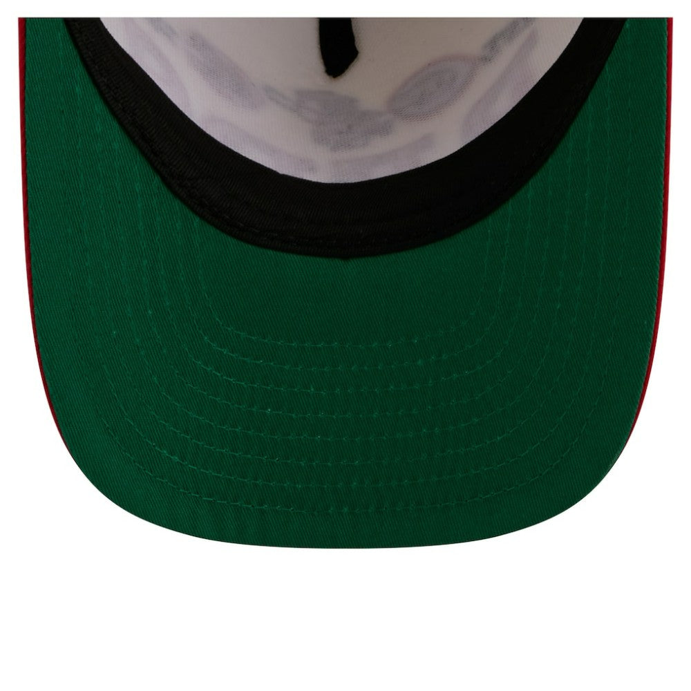 Cream Cincinnati Reds New Era Throwback Tri-Hit A-Frame 9FIFTY Adjustable Hat