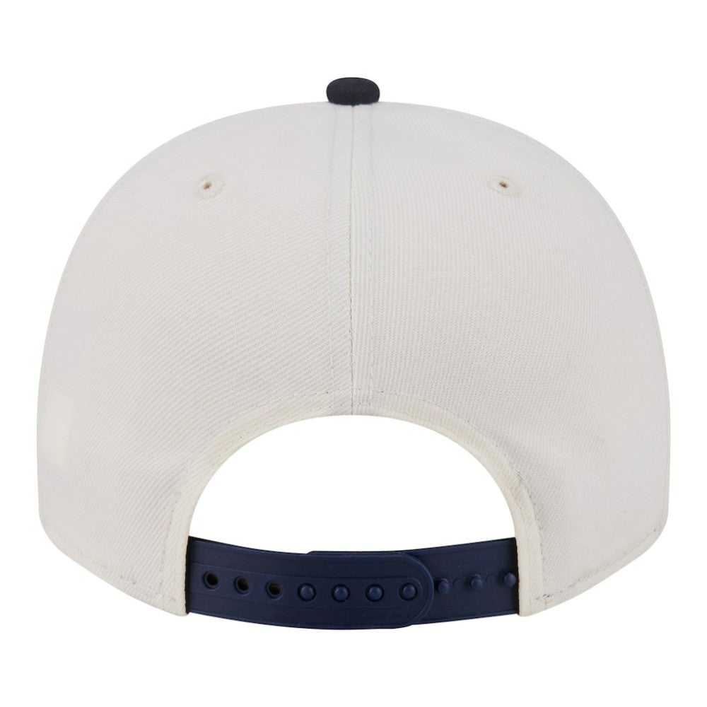 Cream New York Yankees New Era Throwback Tri-Hit A-Frame 9FIFTY Adjustable Hat