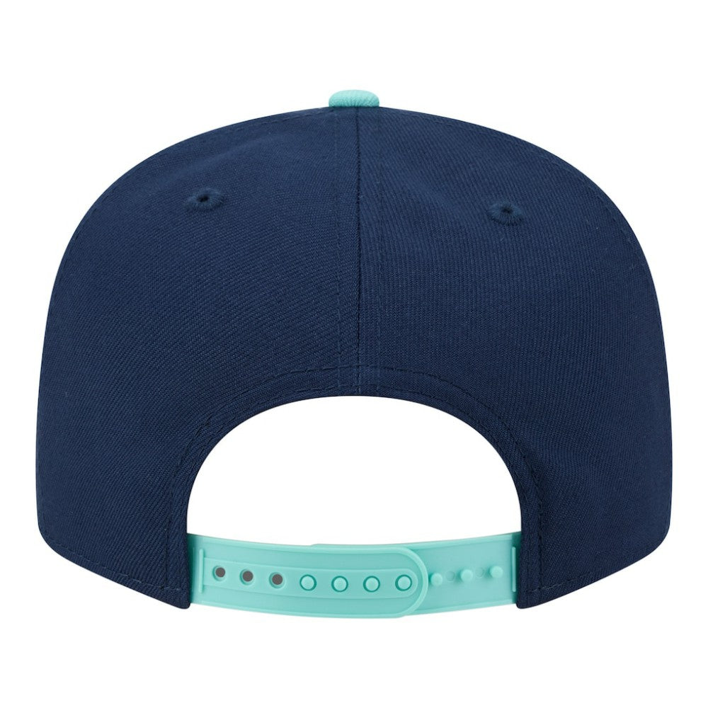 Navy/Turquoise Boston Red Sox New Era Two-Tone Color Pack 9FIFTY Snapback Hat